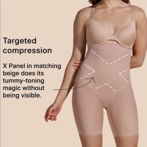 NWT Honeylove Superpower Short Sand Nude 2X